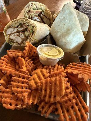 Sweet potato waffle fries
