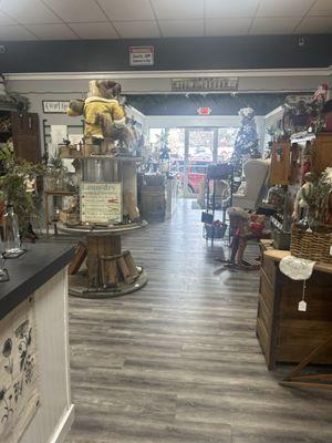 Inside, great place.