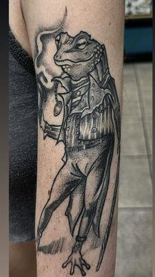 Victorian toad gentelman