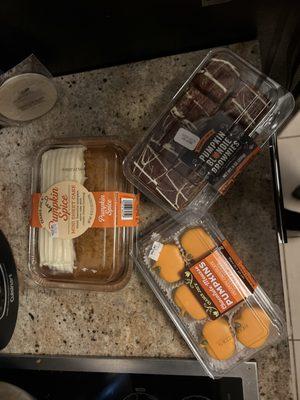 Pumpkin everything at Trader Joe's!