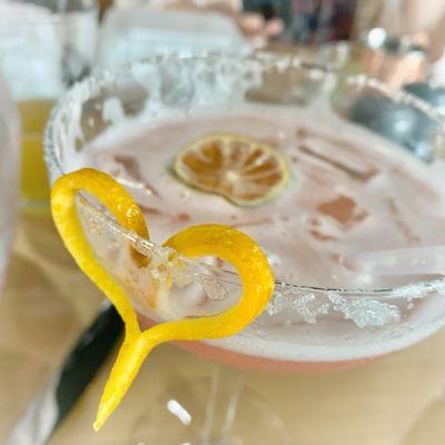 My yummy watermelon margarita!