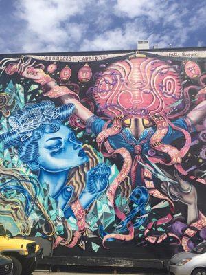 On The Back Wall Of All Star Cafe!!