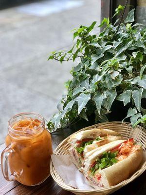 Special Manh Mi & Thai Ice tea.