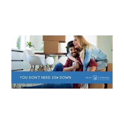 You don't need 20% down to buy a home! We have grant programs available that allows you to buy a home with very little money out of pocket