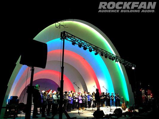 Rockfan at the Boulder Band Shell.