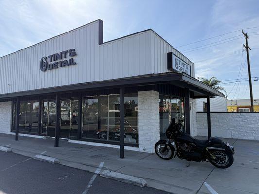 Facing Beach Blvd front entrance