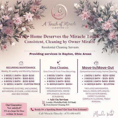 A Touch of Miracle Cleaning