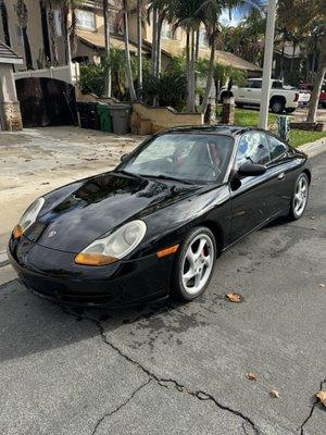 The Porsche the helped register.!!