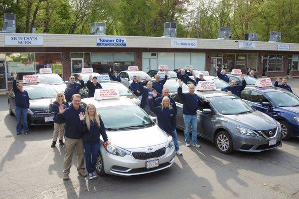 Tanner City Auto School fleet and employees