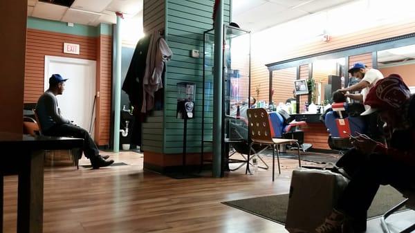 Waiting to get my hair did!