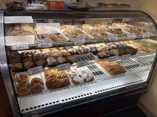 Danishes Sticky Buns muffins
