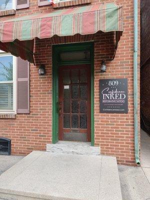 Entrance to Confidence Inked.