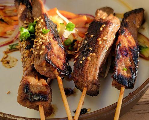Beef skewers