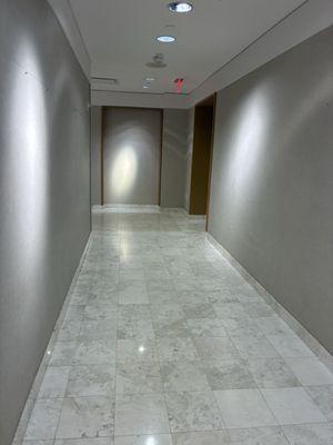 First level elevator hallway, Neiman Marcus The Shops at Willow Bend