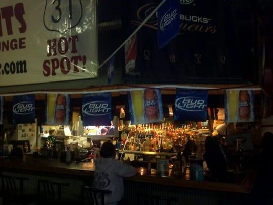 Bar area