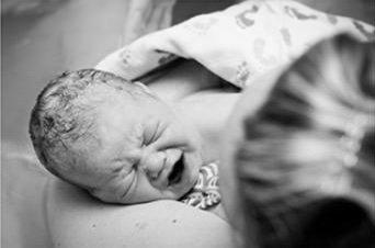 Look at this bright cutie who was just born in water and has something to say about it 3