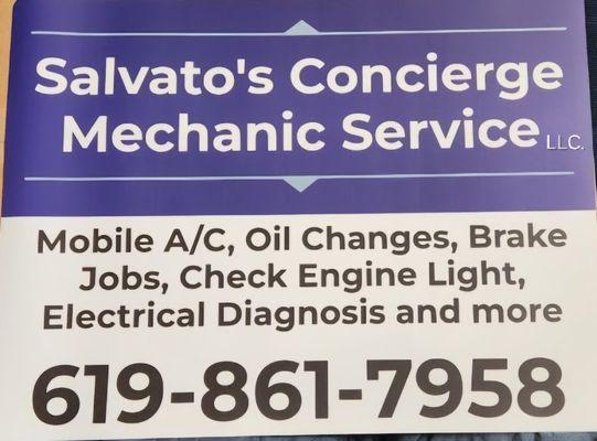 Salvatos Concierge Mechanic Service