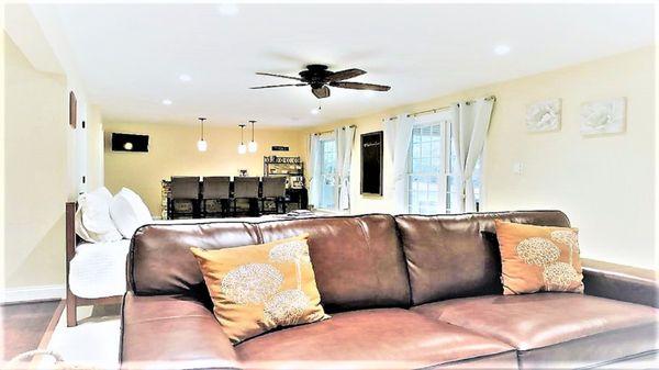 View of entire guest suite.