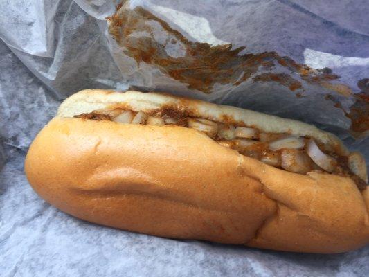 Rather nice Chili Dog!