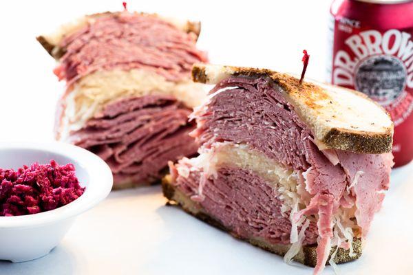 Our famous Reuben sandwich