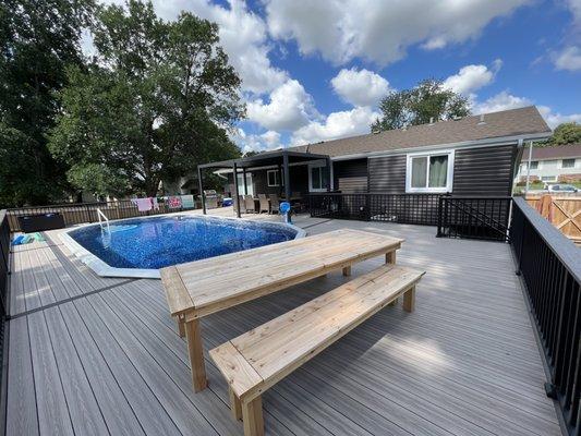 Pool deck