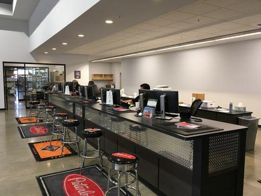 Our Parts Department has over $2 million of inventory and we are an authorized dealer for Peterbilt, International, CAT and Cummins parts.