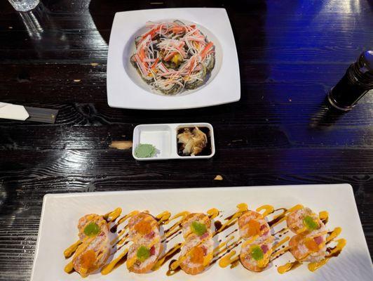 Paradise roll and Romeo & Juliet Roll