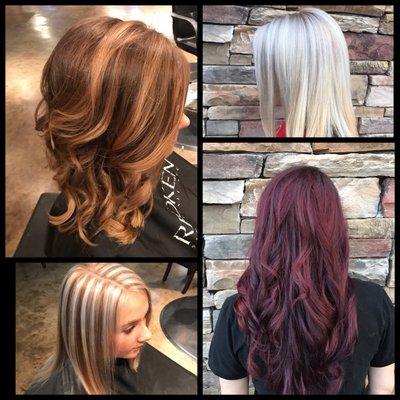 Experienced in Color/Women and men's cuts/balayage/ombré/color melting/eyebrow waxing