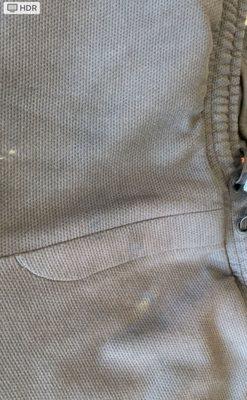 discoloration and burning marks