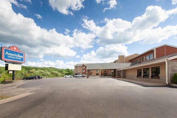 This is the AmericInn Lodge & Suites in Iron River, Michigan