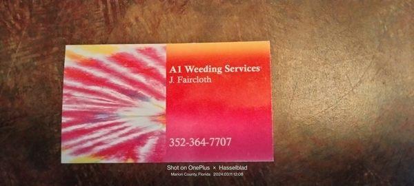 A1 Weeding Services
