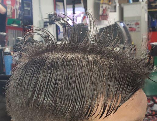 Her guide line she messed up horribly on.