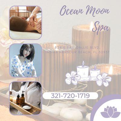 Ocean Moon Spa
824 E Eau Gallie Blvd, Indian Harbour Beach, FL 32937
Call us at 321-720-1719