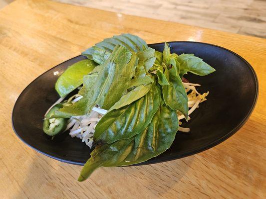 Love all the fresh herbs they give you