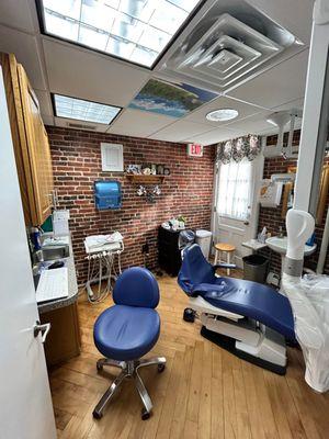 Touches of the original building can be found in our offices, giving character.