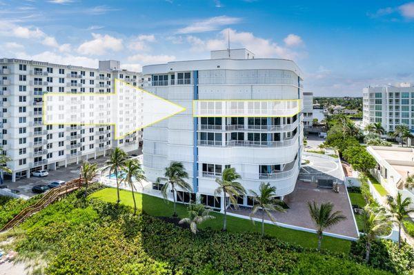 Picture yourself on-the-sand in Highland Beach, FL!