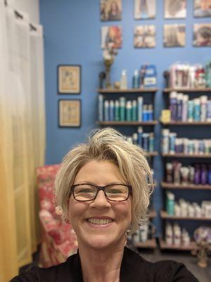 A selfie in my Studio Salon