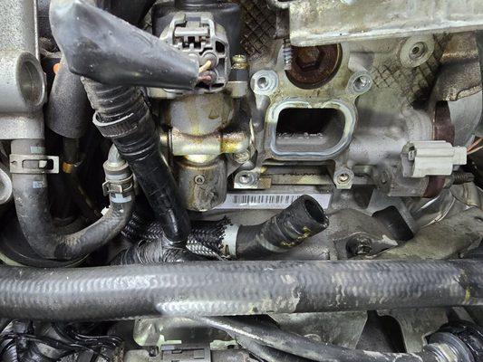 2010 Mazda coolant housing location