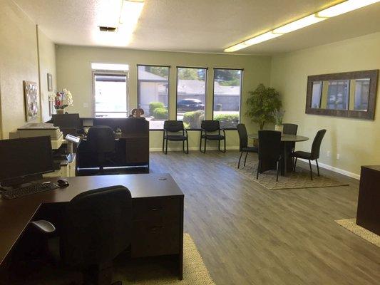 Office interior of Valley Oak Property Management Turlock at 1175 Geer Rd Ste E Turlock, CA 95380
