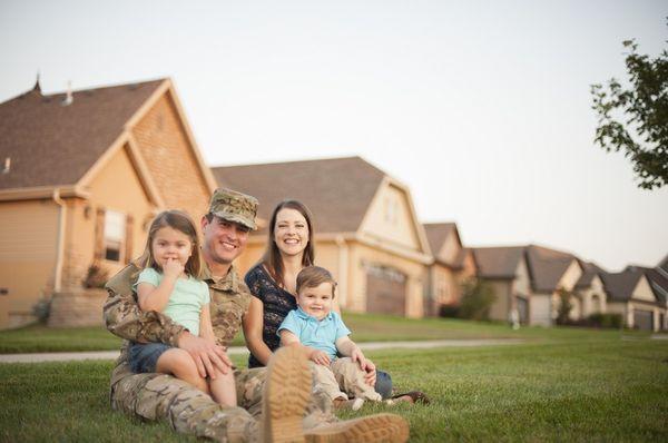 THANK YOU to our military service members and veterans, and their families! We offer VA loans.