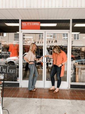 Always here to welcome you into our cozy little community space!