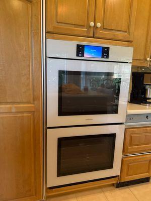 Double microwave cabinet for client