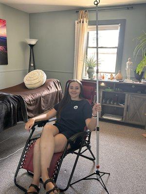 Ready for the infusion!