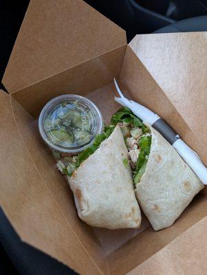 Orchard wrap with pickles