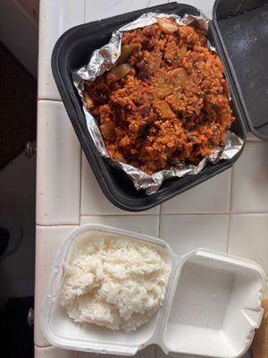 Kimchi fried rice was my favorite