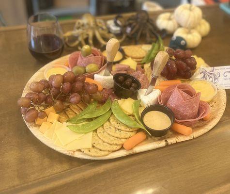 Giant Charcuterie Board available for special order.