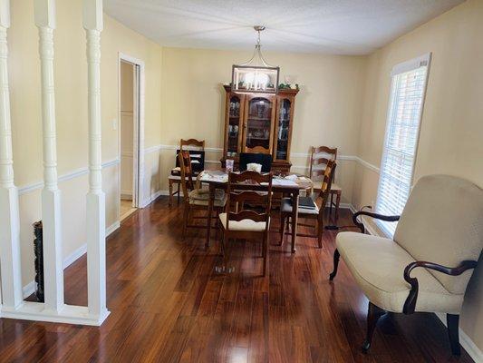 Flooring and trim work August 2020