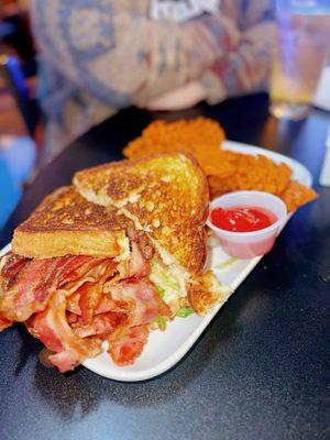 BLT Sandwich with Sweet Potato Fries