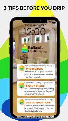 Radiantly Healthy Drip Lounge