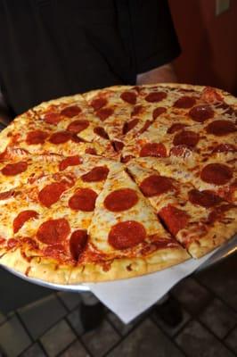 Homemade Pepperoni Pizza